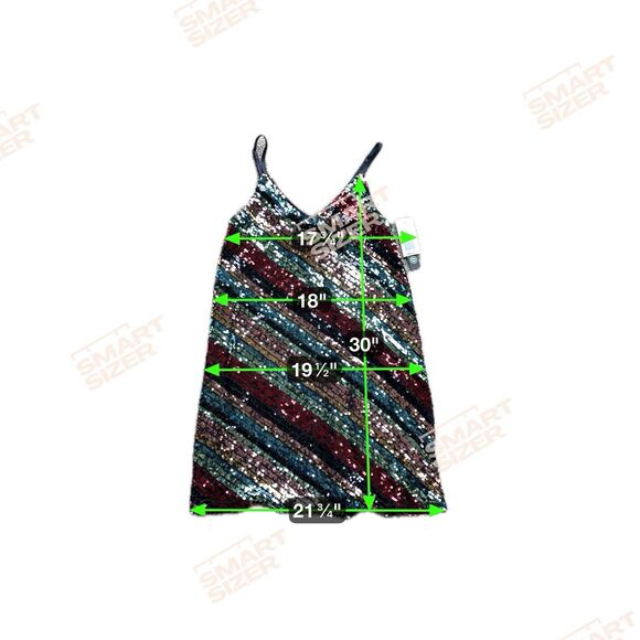Sequin Mini Dress Medium ALine Bodycon Cocktail Club Party Holiday Lined Sparkle - Picture 5 of 16